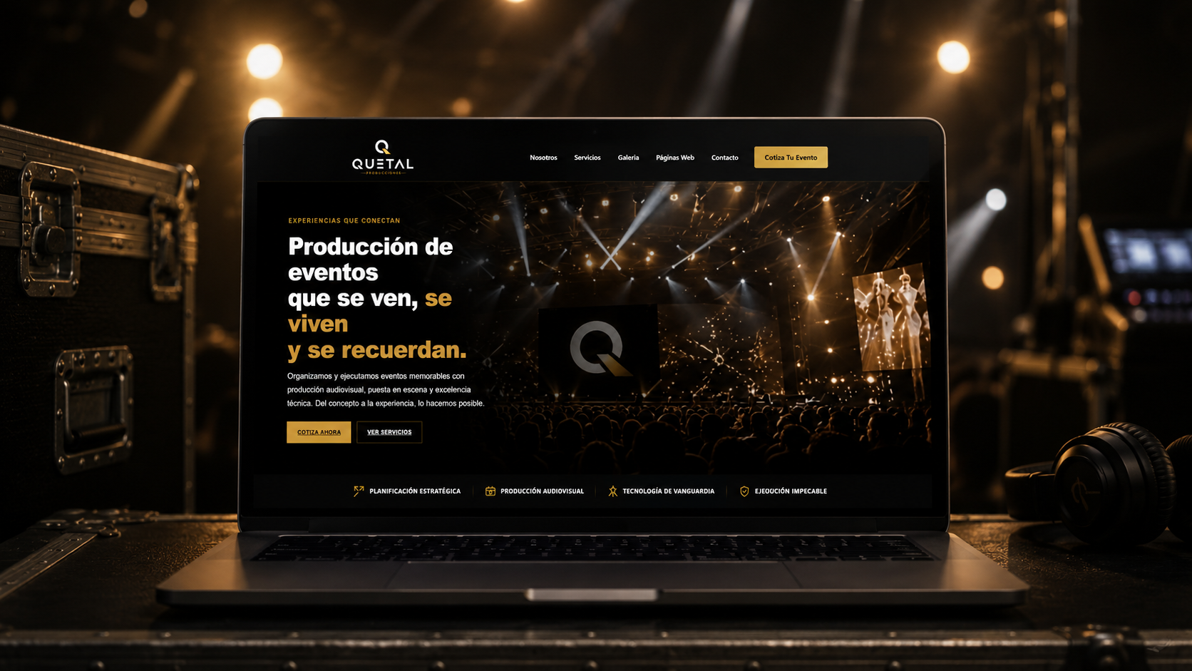 Proyecto web Qué Tal Producciones
