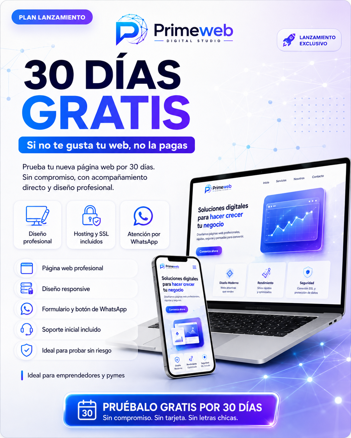 Web gratis por 30 días